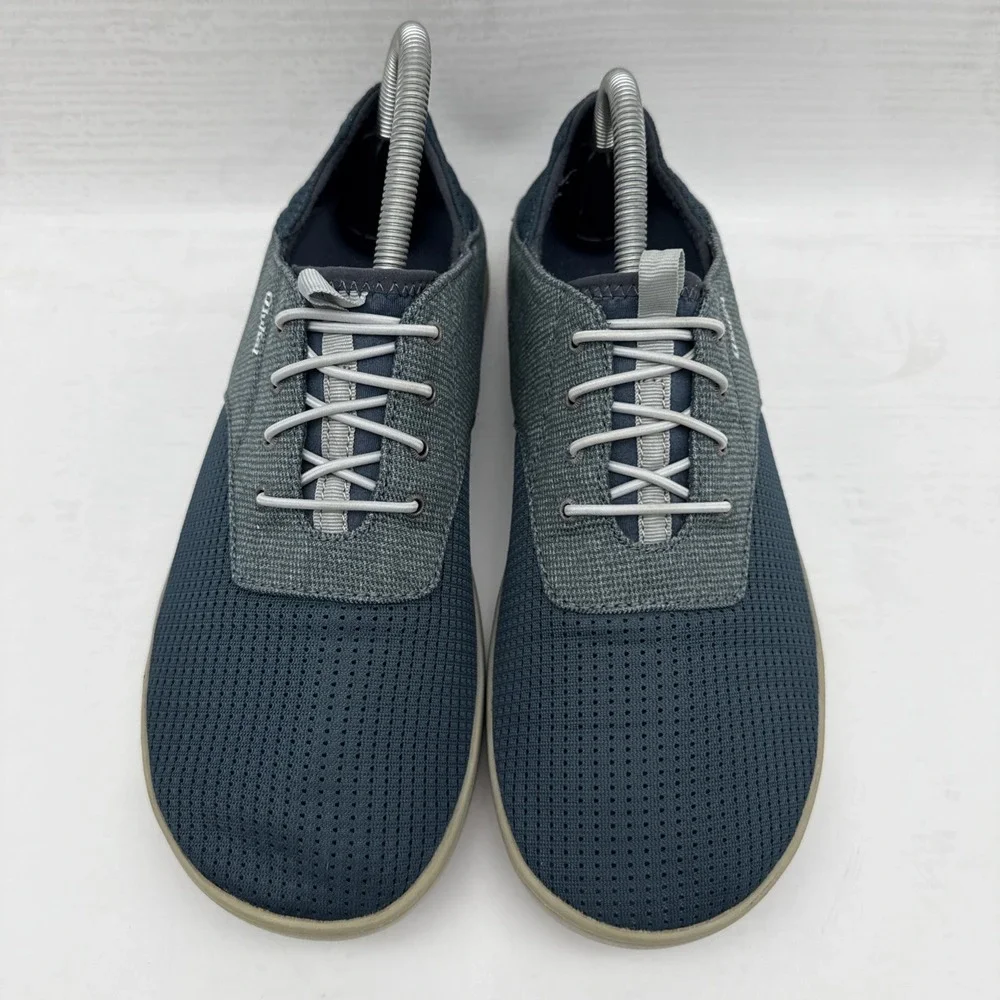 Olukai Nohea Moku Mens Size 8 Blue Mesh Boat Shoes Sneakers No Tie Slip On